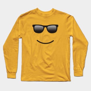 Smiling Face with Sunglasses Long Sleeve T-Shirt